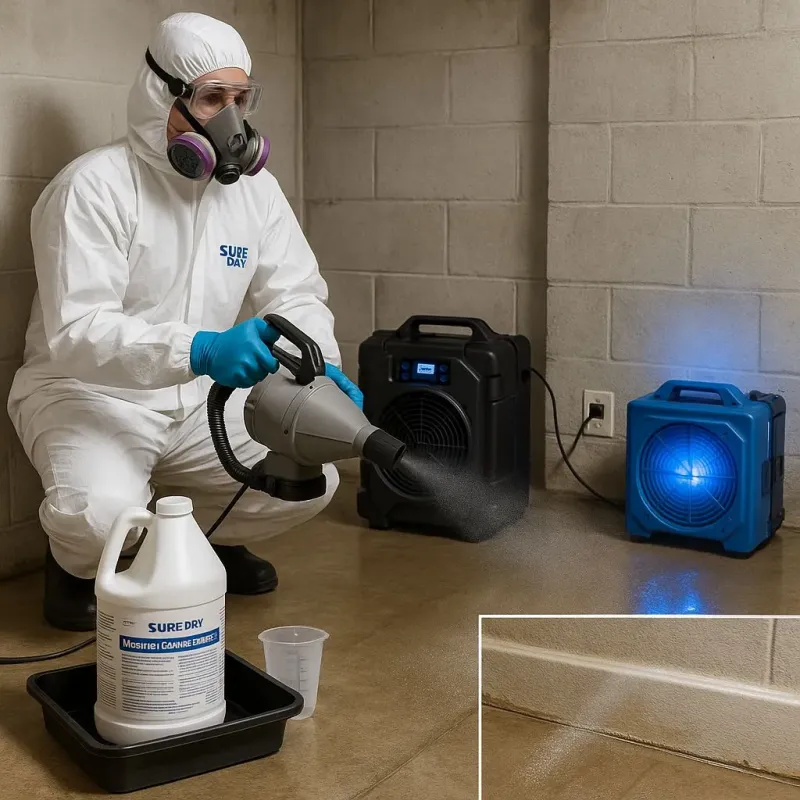 Sanitization and Odor Removal process in Grant City, NY